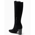 thumbnail image 4 of Wome Knee High Boots Wide Calf Stacked Block Heel Pointed Toe Riding Boots, 4 of 6