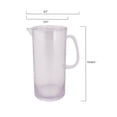 thumbnail image 3 of Hometrends Hammer Clear Acrylic Pitcher 2.62L, 3 of 4