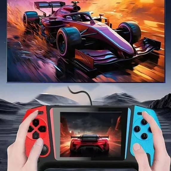 New model Retro handheld portable game console, 3.5-inch HD screen, two-player retro game console, two controllers | Compatible with TV/PC/Projector, perfect for holidays and cozy moments