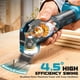 thumbnail image 3 of Herramienta Oscilante Inalámbrica DIYtoolifz 18V Brushless 21.000 OPM, 3 of 8