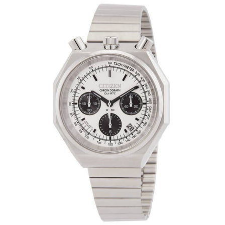 Citizen Tsuno Chronograph Quartz Silver Dial Men's Watch AN3700-62A