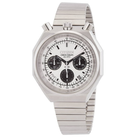 Citizen Tsuno Chronograph Quartz Silver Dial Men's Watch AN3700-62A