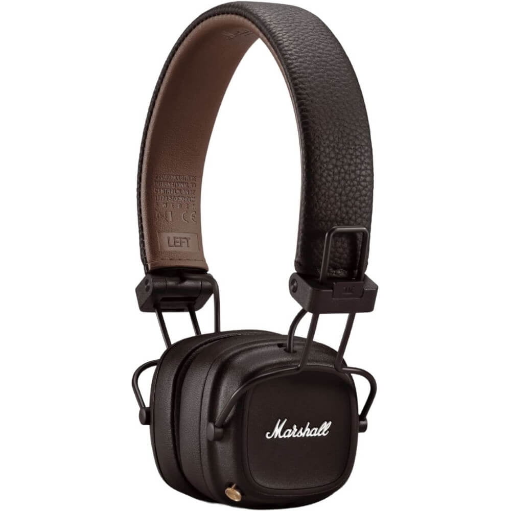 Marshall Major IV ワイヤレスヘッドフォン BROWN Marshall Major IV Music Wireless On-Ear Bluetooth Headphones