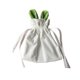 thumbnail image 2 of Bolsa De Almacenamiento De Poliéster Bolsa de regalo de conejito de Pascua verde con cordón, suministros para fiestas, dulces y decoraciones. Rkxzt, 2 of 7