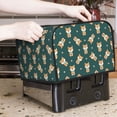 thumbnail image 7 of Honeii Cute Shiba Print 4 slice Toaster Cover, Two Slice Toaster Dust-proof Cover For Kitchen Small Appliance and Fingerprint Protection, 7 of 7