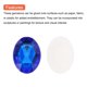 thumbnail image 4 of 25Pcs Gemas Acrílicas Ovaladas 18x25 mm Piedras de Rhinestone Artificiales para Manualidades DIY Bead Fiesta de Boda Azul, 4 of 6