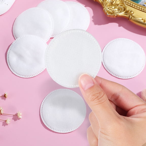 Luxshiny White Cotton Rounds for Face Skin-Friendly Makeup Remover 200Pcs