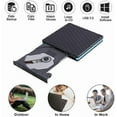 thumbnail image 5 of External DVD Drive, USB 3.0 Type C CD Drive, Dual Port DVD Player, Portable Optical Burner Writer Rewriter, High Speed Data Transfer, 5 of 5