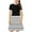 Black, variant on JoyHoop Girls Dresses Kids Toddler Casual Short Sleeve Midi Dress
