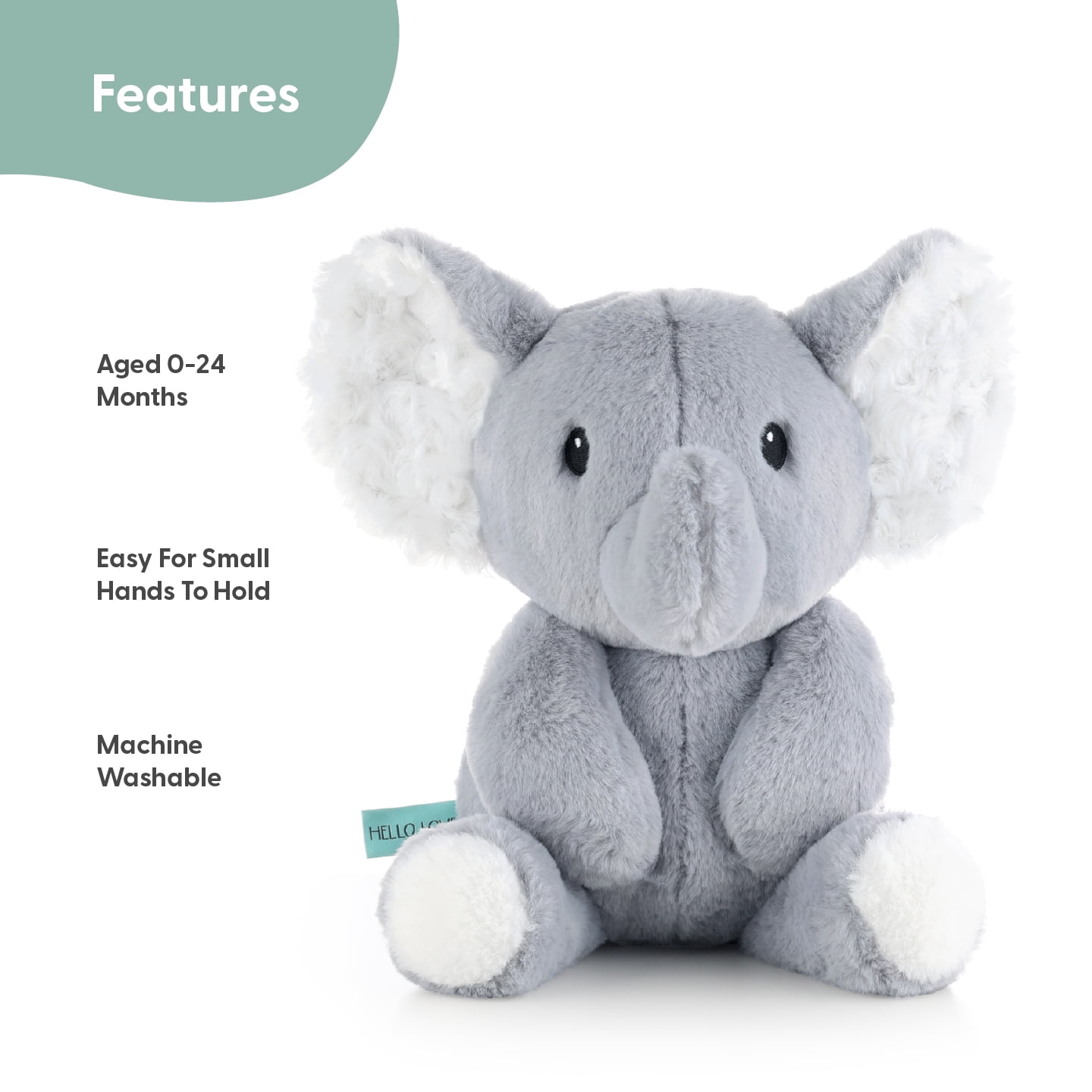 The Peanutshell Fairytale Forest Baby Crib Bedding Set and Stuffie Plush Toy, 4-Piece Set