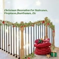 thumbnail image 6 of Xmas Green Garland 106.3in Artificial Christmas Red Berry Vine Winter Holly Leaves Garland Outdoor for Indoor Outdoor Home Wedding Winter Party Door Frame Backdrop Decor, 6 of 6