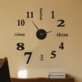 thumbnail image 7 of MERILER DIY Mirror Surface Wall Clock Kit with Acrylic Number Sticker, Easy to Install Large Wall Clock Perfect for Living Room Decoration, 7 of 7