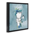 thumbnail image 2 of Stupell Industries French Country Floral Bathroom Rules Flush Black Floating Frame Canvas Art, 25 x 25, by Nan, 2 of 8