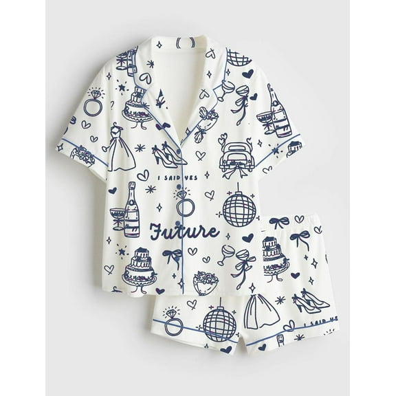 Future Mrs Pajama Set | Short & Long Pants Bridal Sleepwear for Women