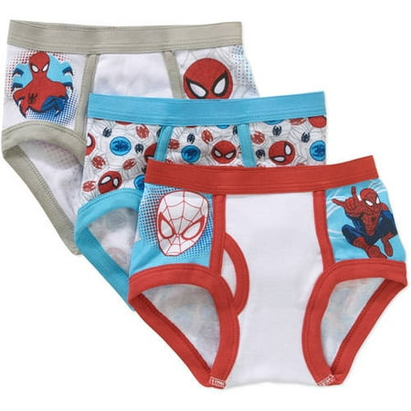Spiderman Toddler Boys Underwear, 3-Pack