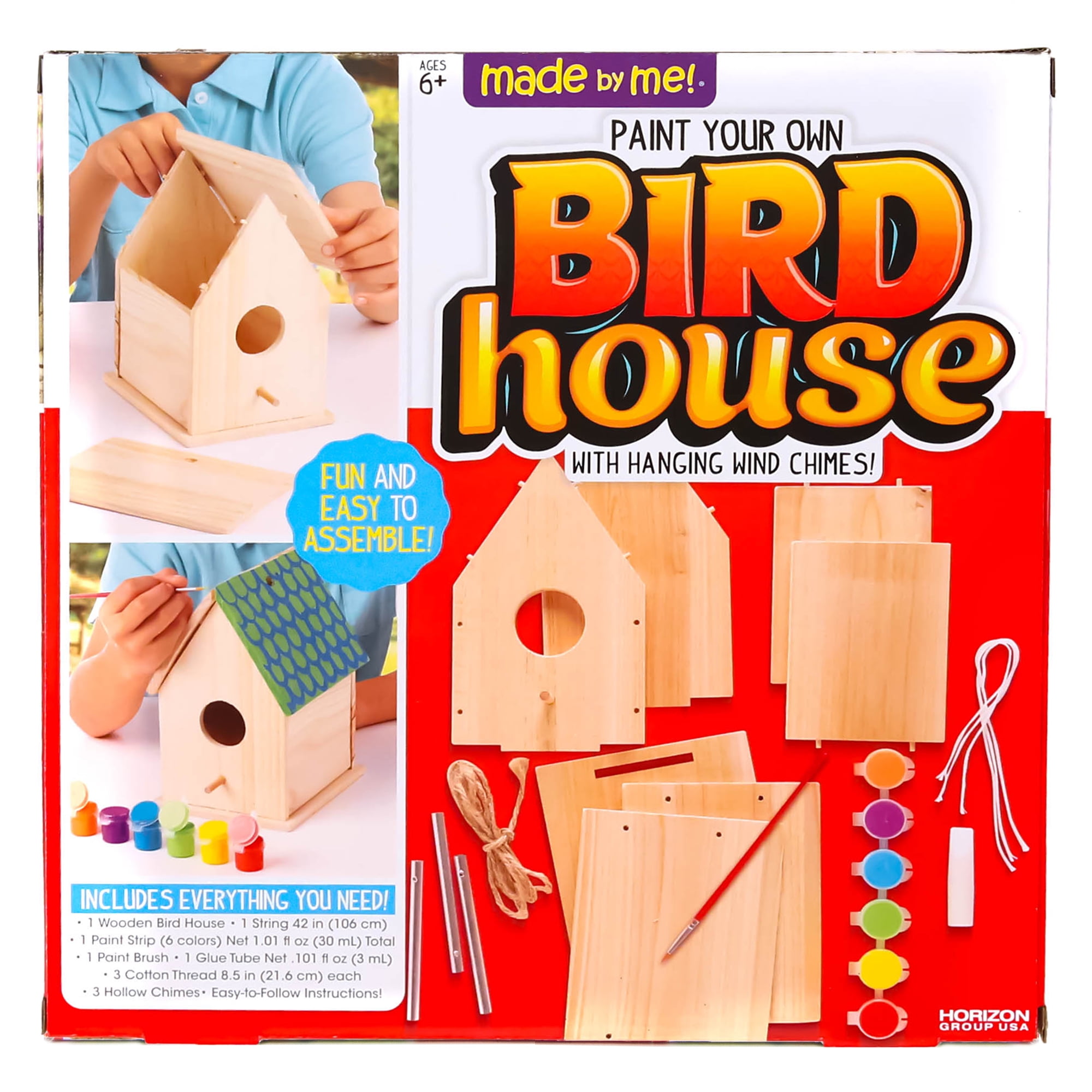 Made By Me Bird House With Wind Chimes Kit Horizon Group Usa Made By Me Bird House With Wind Chimes Kit Horizon Group Usa Com