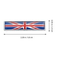 thumbnail image 2 of 2pcs Car Decorative Sticker Nation Flag Theme Sticker Door Decorative Metal Decal, 2 of 9
