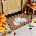 thumbnail image 4 of QIPOPIQ Fall Doormat Neutral Pumpkin Front Door Mat Autumn Buffalo Plaid Rug Combo Set Christmas Doormat Non Slip Gingerbread Man Entrance Door Rug for Porch Outdoor, 4 of 7