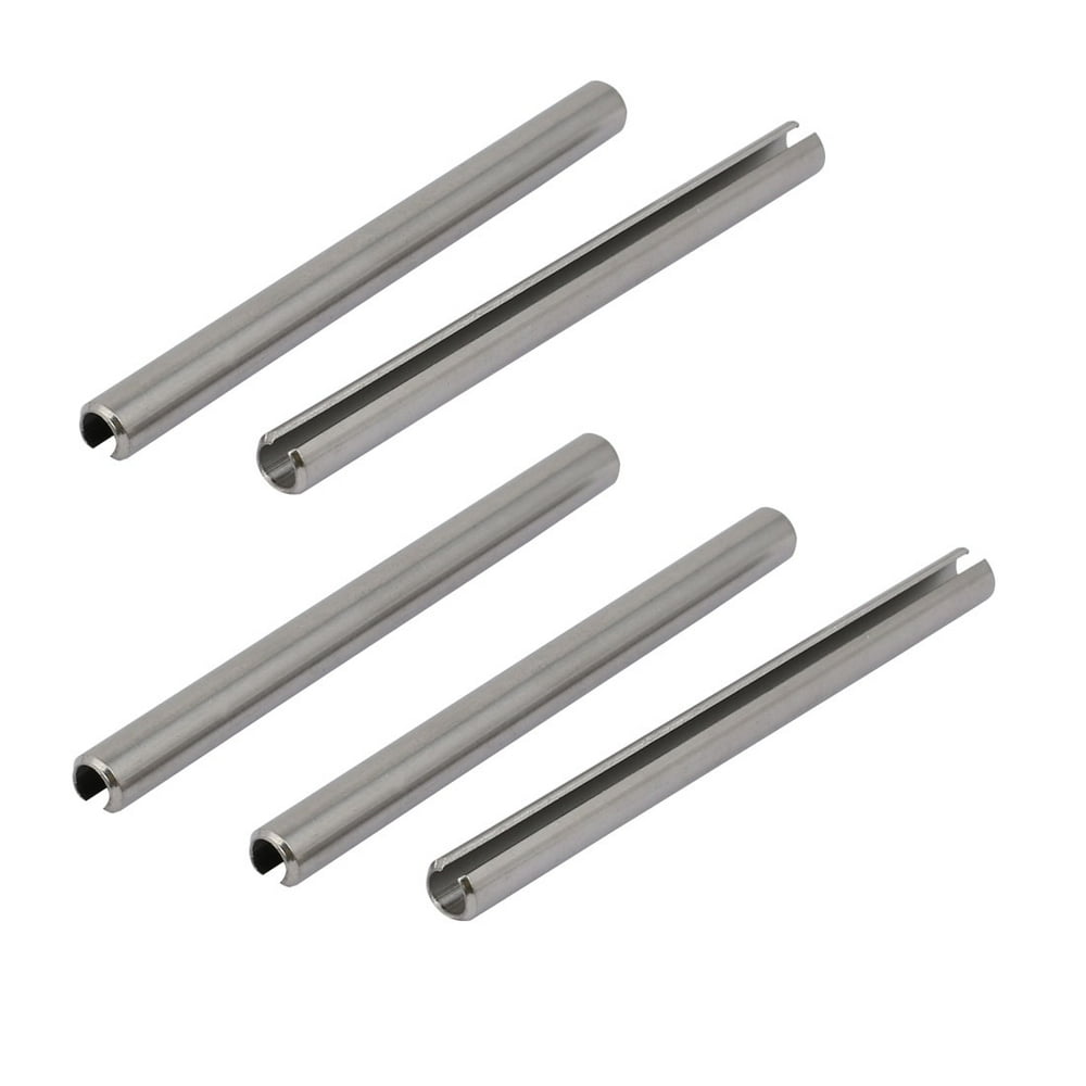 Uxcell M6x80mm 304 Stainless Steel Split Spring Dowel Tension Roll Pin