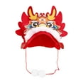 thumbnail image 2 of Tachiuwa Chinese New Year Dragon Hat, , DIY Hat New Year Party, Cute dimensional Dragon Decoration Hat, Material Red, 2 of 10