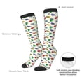 thumbnail image 5 of Picia Women Crew Soft Moisture-wicking Socks Cartoon Sea Turtle Pattern Design Cotton Socks, One Size fit All, 5 of 9