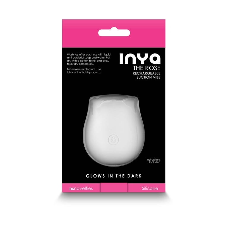 Inya The Rose Rechargeable Suction Vibrator, Black