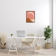 thumbnail image 2 of Stupell Industries Desert Crescent Moon Abstract Mountains Terracotta Landscape Nature Painting Black Framed Art Print Wall Art, 16 x 20, 2 of 7