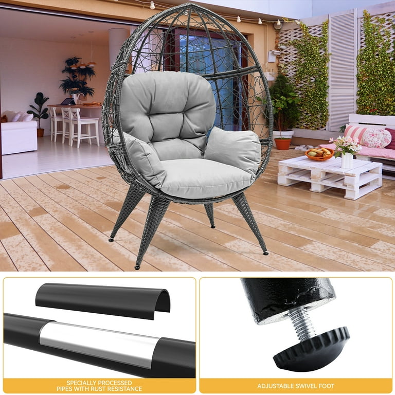 Egg Chair Cushion for Garden Outdoor Indoor Patio