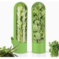 thumbnail image 1 of 2-PCS Fresh Herb Keeper, Herb Saver Pod Containers, Herb Saver for Refrigerator, Herb Fresh Keeper for Refrigerator,Herb Storage for Cilantro,Parsley, Asparagus (Green-2pcs), 1 of 7