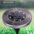 thumbnail image 6 of GLUAAE Solar Ground Lights - 8 LED Solar Garden Lights Outdoor，Disk Lights Waterproof In-Ground Outdoor Landscape Lighting - Warm White, 6 of 8