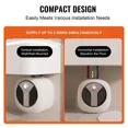 thumbnail image 6 of Electric Mini Tank Water Heater 8 Gallon 1440W Hot Water Boiler Storage Safety Temperature Pressure Valve Easy Install for Kitchen Bathroom Restaurant Shelf Wall Floor Mounted, 6 of 8