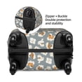 thumbnail image 6 of Uemuo White Popcorn Printed Washable Luggage Cover - Fashion Suitcase Protector Fits 18-32 Inch Luggage -X-Large, 6 of 9