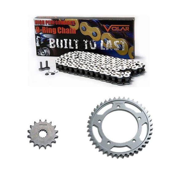 2007-2015 Honda CBR600RR O-Ring Chain and Sprocket Kit - White (520 Conv)