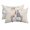 Pearl, Peach, Leaf Green, Ivory, variant on Chaise Lounge Headrest Pillow 2 Pack, Wedding Waterproof Chair Pillows with Insert & Adjustable Elastic Strap for Beach Pool Recliner, Romantic Spring White Car Flowers Branches Outdoor Patio Pillow
