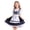a29-Blue, variant on German Dress Girls Dirndl Bavarian Dirndl Oktoberfest Children Dress 3T 6T 9T 12T 14T 16T Size 9-10 Years,Red