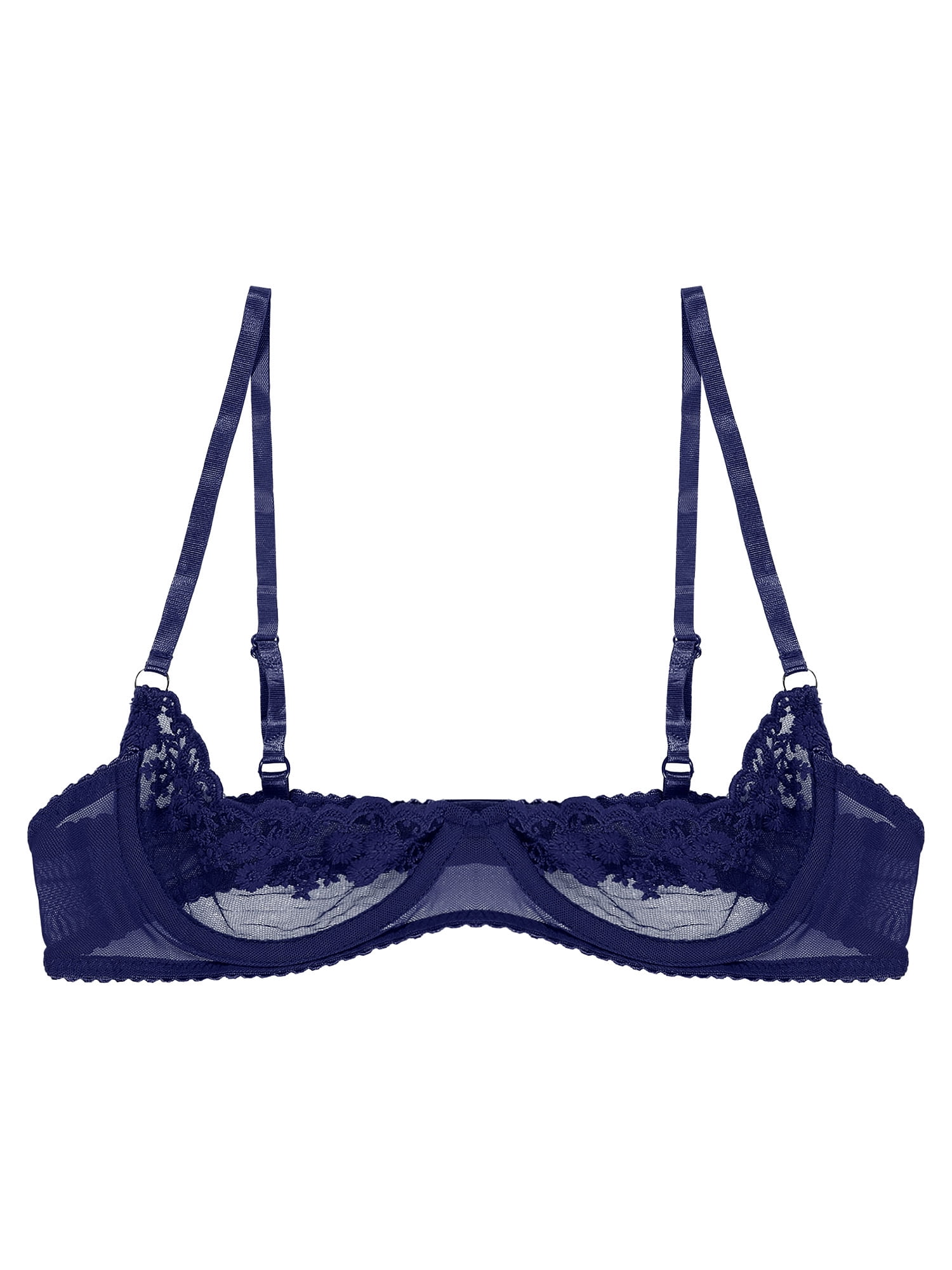 New Look Women's Lace Trim Strapless Bra, Blue (Navy), 85D: Buy Online at  Best Price in Egypt - Souq is now