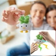 thumbnail image 7 of Funny Garlic Bird Plush Keychain with Sound, Squeeze-to-Quack White Chicken Charm for Backpack, Whimsical Animal Pendant for Stress Relief, 7 of 7