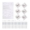 thumbnail image 5 of WOWOW Bathroom Stainless Steel Hook Brushed Nickel 6 pack, 5 of 5