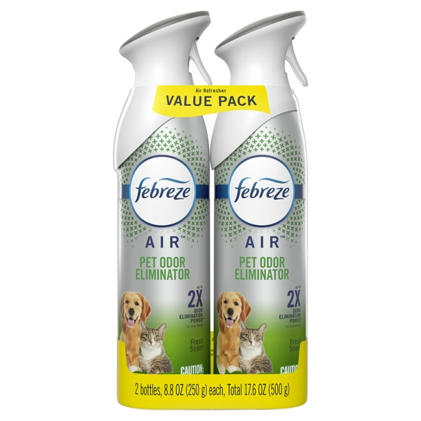 Febreze Heavy Duty Pet OdorEliminating Air Freshener Spray, 2 Ct