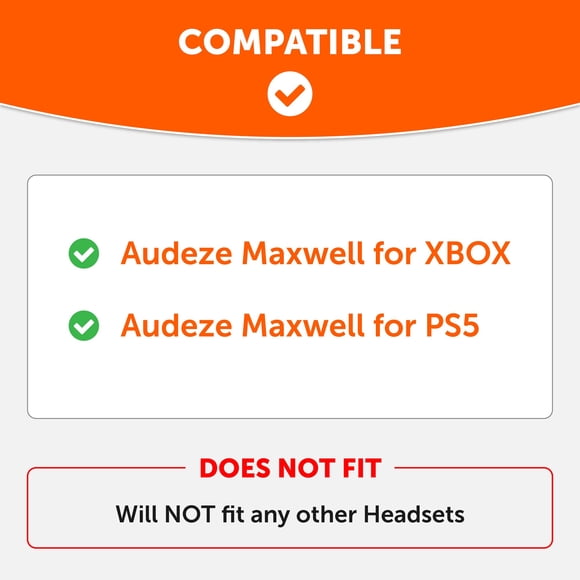 WC Freeze Maxwell - Cooling Gel Replacement Earpads for Audeze Maxwell Headphones by Wicked Cushions - Elevate Comfort, Durability, Thickness & Sound Isolation for Epic Gaming Sessions | Geo Grey