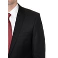 thumbnail image 2 of Creativo Classic Fit Solid Black Two Button Suit Jacket Blazer, 2 of 3