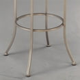 thumbnail image 4 of Hillsdale Amherst 24" Swivel Metal Counter Stool in Champagne, 4 of 5