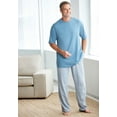 thumbnail image 3 of Kingsize Men's Big & Tall Jersey Knit Plaid Pajama Set Pajamas, 3 of 3