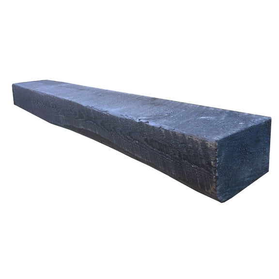 Solid Spruce Rough-Hewn Mantel 60 in. x 8 in. x 5 in. Fireplace Shelf