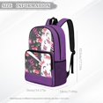 thumbnail image 6 of SEANATIVE Kids Transparent Backpack Clear Bookbag See Through School Bag Heavy Duty PVC 2026 Trendy Backpacks for Preschool Elementary Students, Cute Dog Puppy Daisy Butterfly Violet, 6 of 7