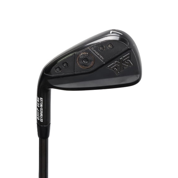 Pre-Owned Left PXG 0311P Gen 6 Double Black 4-PW Iron Set XS FST KBS Tour Black PVD VG