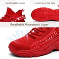 thumbnail image 3 of AHICO Mens Walking Shoes Fashion Sports Shoe Vogue Stylish Athletic Walking Running Shoes Casual Breathable, 3 of 4