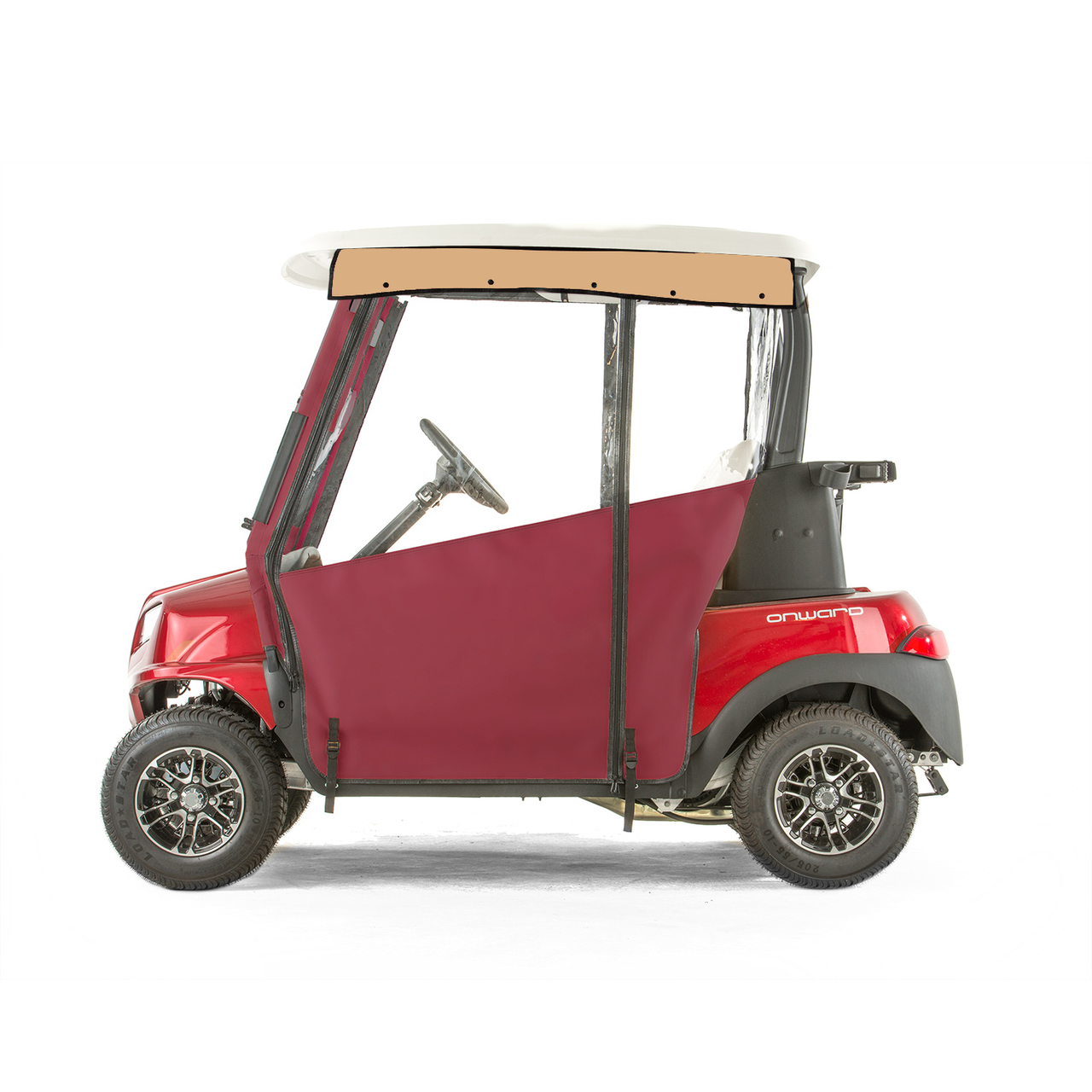 Club Car Onward Golf Cart PROTOURING Sunbrella Track Enclosure