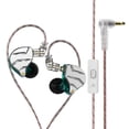thumbnail image 1 of Cateissary Auriculares para teléfono con cable de 3,5 mm HiFi Universal Dynamic Auriculares para teléfono móvil Cable desmontable Auriculares Teléfono y Comunicación Plata con micrófono, 1 of 6