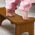 thumbnail image 4 of Wosthever Taburete de bambú para inodoro, asiento antideslizante para caca, baño para niños y adultos, taburete para inodoro, soporte para Type3 NO3, 4 of 6
